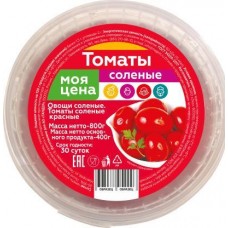 Томаты соленые красные 800г в магазинах Магнит