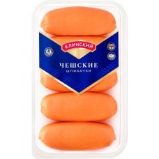 Шпикачки Клинский МК Чешские вареные 450г в магазинах Магнит