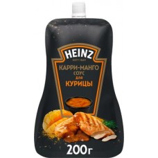 Соус Heinz Карри-Манго для курицы 200г в магазинах Магнит