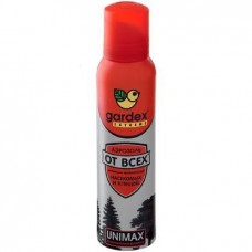 Аэрозоль от летающих насекомых и клещей Gardex 150мл в магазинах Магнит