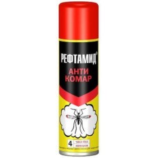 Репеллент антикомар Рефтамид от комаров и мошек 145мл в магазинах Магнит