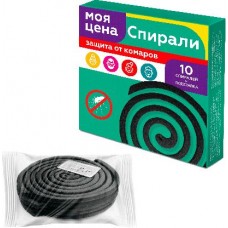 Спирали от комаров Моя цена 10шт в магазинах Магнит