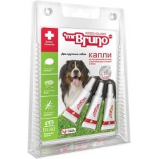 Капли Mr.Bruno репеллентные для маленьких средних и крупных собак 4мл в ассортименте в магазинах Магнит