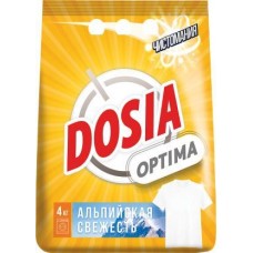 Стиральный порошок Dosia Optima Альпийская Свежесть 4кг в магазинах Магнит