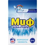 Стиральный порошок Миф Аква пудра для ручной стирки морозная свежесть 400г