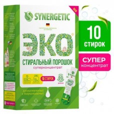 Стиральный порошок Synergetic Eco суперконцентрат 10стирок 250г в магазинах Магнит
