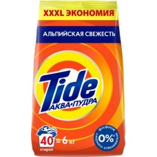 Стиральный порошок Tide атомат Альпийская свежесть 6кг в магазинах Магнит