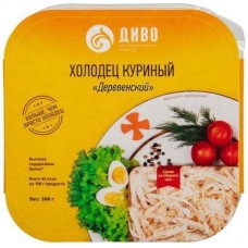 Холодец Диво Деревенский куриный вареный 300г в магазинах Магнит