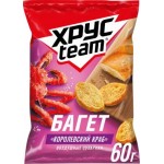Сухарики Хрусteam Багет Королевский краб 60г