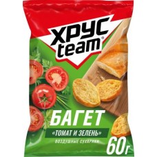 Сухарики Хрусteam Багет Томат и зелень 60г в магазинах Магнит