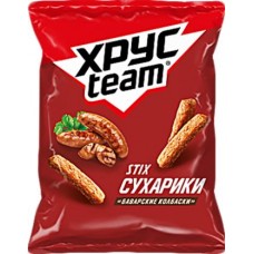 Сухарики Хрустеам Stix Баварские колбаски 60г в магазинах Магнит