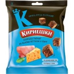 Сухарики Кириешки ржаные вкус Холодец с хреном Бекон Ветчина 40г в ассортименте