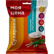 Сухарики Моя цена Сметана лук 30г в магазинах Магнит