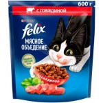 Сухой корм для кошек Felix Мясное объедение с говядиной 600г Сухой корм для кошек Felix Мясное объедение с говядиной 600г