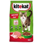 Сухой корм для кошек Kitekat Мясной Пир 800г