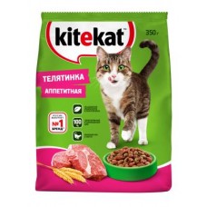 Сухой корм для кошек Kitekat Телятинка Аппетитная 350г в магазинах Магнит