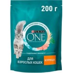 Сухой корм для кошек Purina One с курицей и цельными злаками 200г