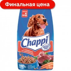Сухой корм для собак Chappi полнорационный Сытный мясной обед С говядиной по-домашнему 15кг в магазинах Магнит