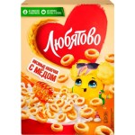 Готовый завтрак Любятово Овсяные колечки с медом 200г