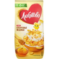Хлопья Любятово Кукурузные медовые 250г в магазинах Магнит