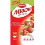 Мюсли Emco хрустящие с клубникой и миндалем 750г