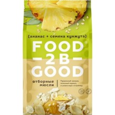 Мюсли Foodtobegood ананас и семена кунжута 300г в магазинах Магнит