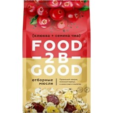 Мюсли Foodtobegood клюква и семена чиа 300г в магазинах Магнит