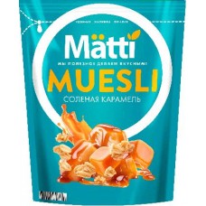 Мюсли Matti Соленая карамель 250г в магазинах Магнит