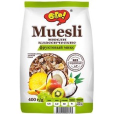 Мюсли Ого Классические фруктовый микс 400г/350г в магазинах Магнит