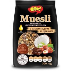 Мюсли Ого! Запеченные с шоколадом и орехами 300г в магазинах Магнит