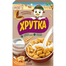 Подушечки Хрутка Мультизлаковые с шоколадной начинкой обогащенные кальцием 250г в магазинах Магнит