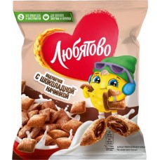Подушечки Любятово с шоколадной начинкой 140г в магазинах Магнит