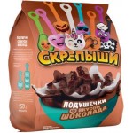 Подушечки Скрепыши со вкусом шоколада 150г