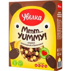 Шарики Увелка шоколадные и банановые 200г в магазинах Магнит