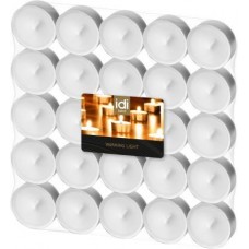 Свеча Оптпромторг чайная неароматизированная 25шт в магазинах Магнит