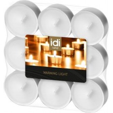 Свеча Оптпромторг чайная неароматная 9шт в магазинах Магнит