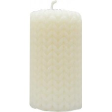 Свеча Уникс столбик Вязанная в ассортименте в магазинах Магнит