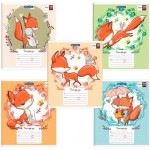 Тетрадь Brauberg Cute Fox клетка на скрепке 18л в ассортименте Тетрадь Brauberg Cute Fox клетка на скрепке 18л в ассортименте