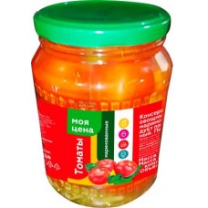 Томаты Моя Цена маринованные 720мл в магазинах Магнит