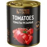 Томаты Premiere of taste резаные в собственном соку 400г