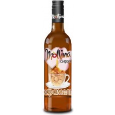Сироп Mollina со вкусом карамели 345г в магазинах Магнит