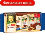 Пирожное Аленка бисквитное сливочное 200г