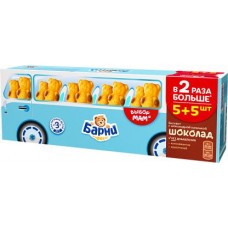 Пирожное Барни бисквитное с шоколадной начинкой 300г в магазинах Магнит