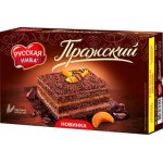 Торт Русская Нива бисквитный Пражский 300г