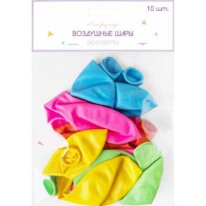 Шары воздушные Пакетико ассорти Happy Birthday 10шт в магазинах Магнит