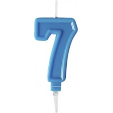Свеча-цифра 7 Пакетико Happy Birthday в магазинах Магнит