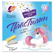 Пластилин Луч Волшебная палитра 12 цветов в магазинах Магнит
