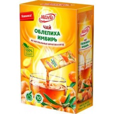 Чай травяной Магета Облепиха-имбирь 10 стиков 350г в магазинах Магнит