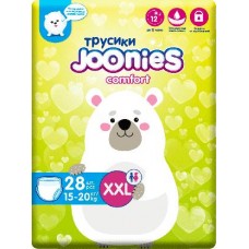 Подгузники-трусики Joonies Comfort размер XXL 15-20 кг 28шт в магазинах Магнит