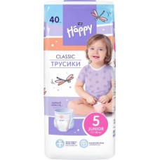 Трусики-подгузники Bella Baby Happy 5 Junior 11-18кг 40шт в магазинах Магнит